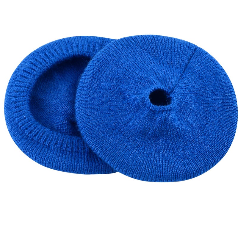 JARMOR Earpads Sweater Cover Protectors with Knit Fabric for Beats Solo 3/2, Solo HD/Mixr/EP Headphones and Other Headsets with 1.57-3.14 Inches Ear Cushions [ 2 Pairs ](Blue) - Image 5